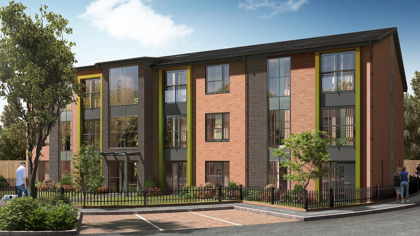 cgi of new Spinning Gate development by Laurus Homes